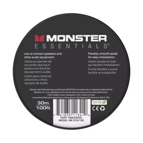 Monster Essential Speaker Cable 14AWG - Image 2