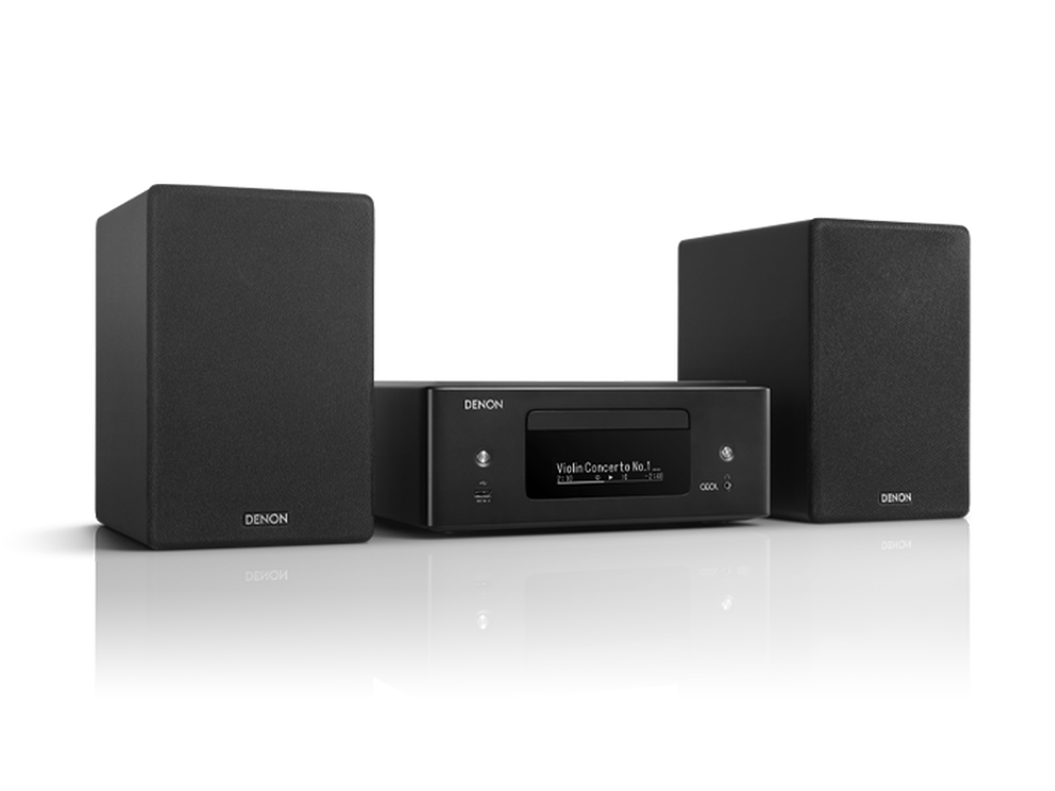 Denon CEOL N12 system shown with optional speakers; this listing supplies the receiver only