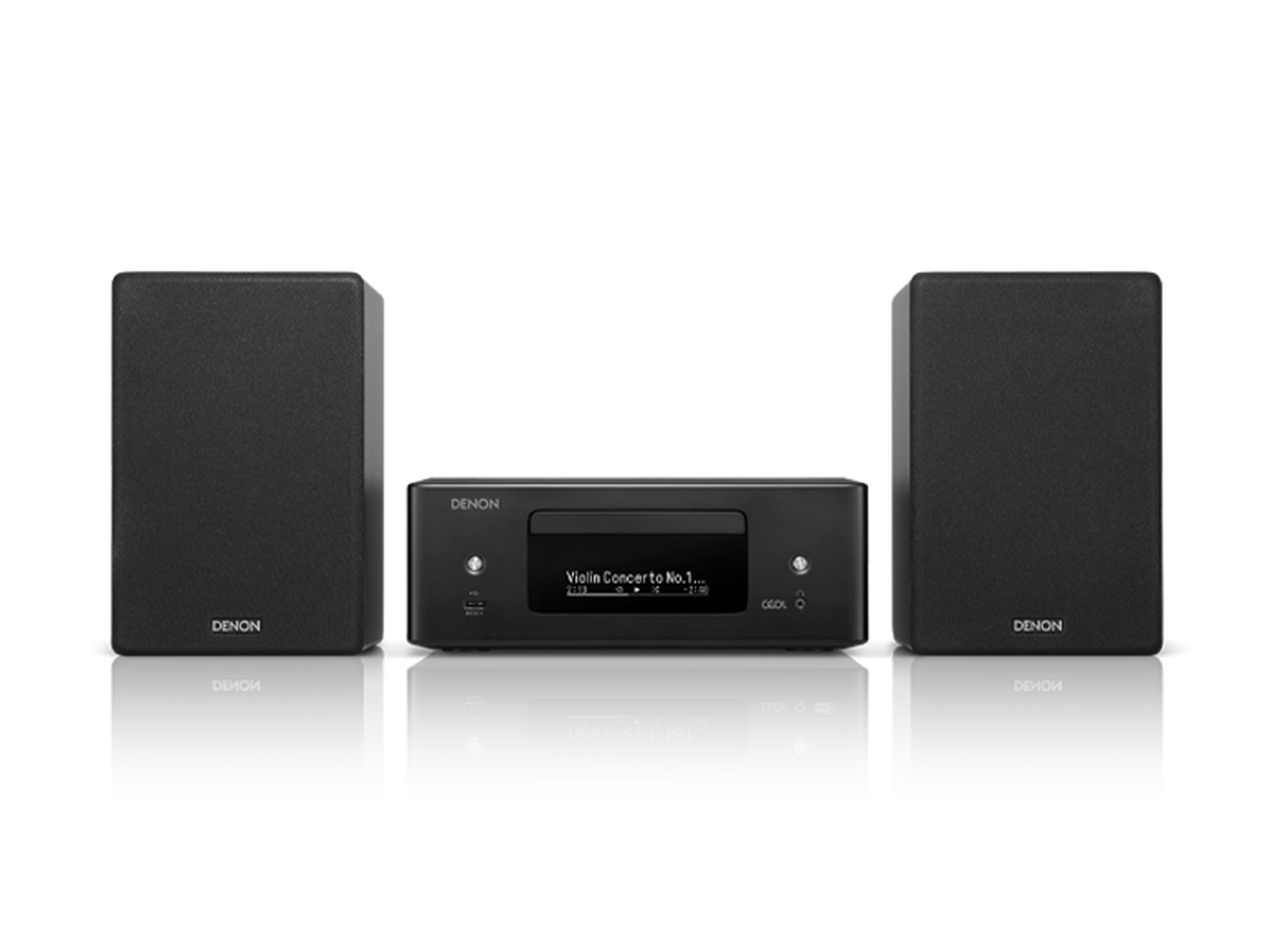 Denon CEOL N12 system shown with optional speakers; this listing supplies the receiver only
