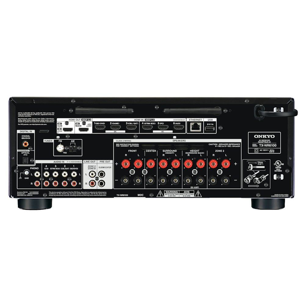Onkyo TX-NR6100 — manufacturer product view