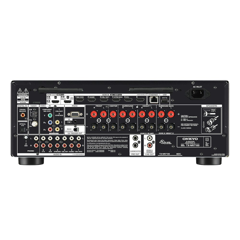 Onkyo TX-NR7100 — manufacturer product view