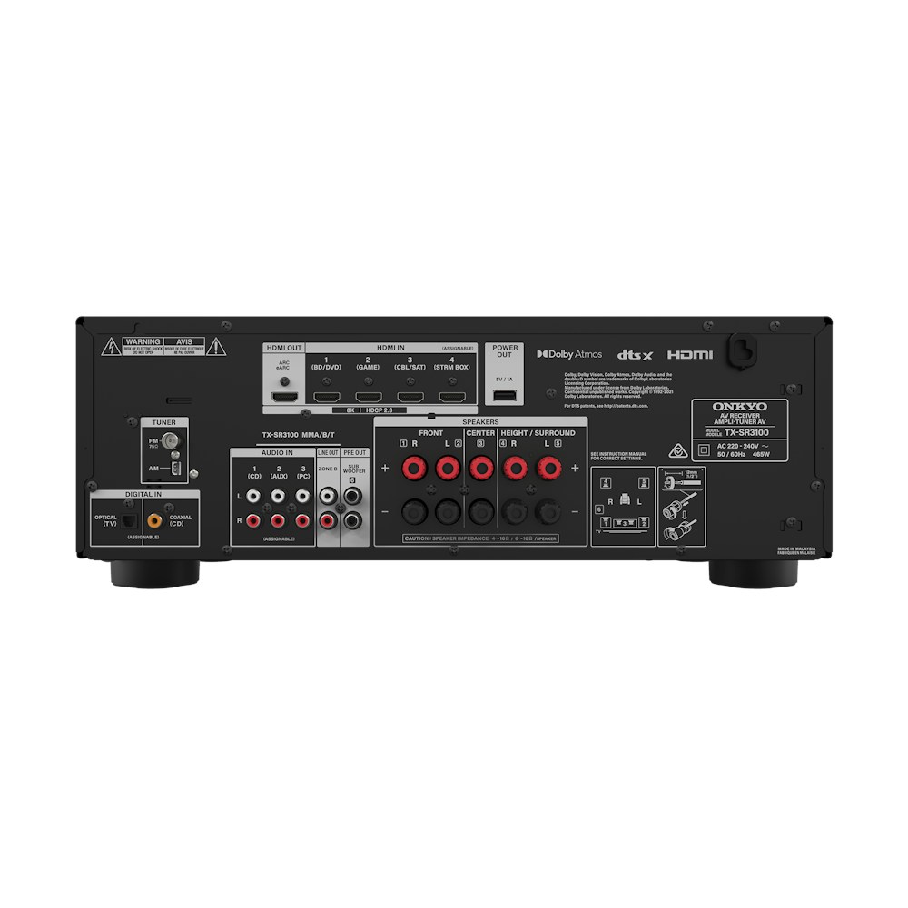 Onkyo TX-SR3100 — manufacturer product view