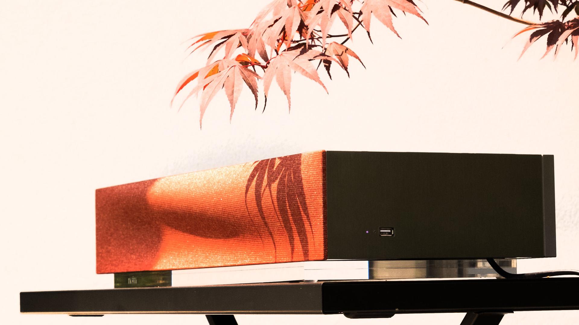 Naim music system in a warm living space