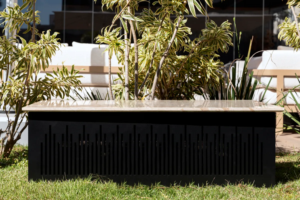 Magna Audio Polly Tank Sub Outdoor Subwoofer — manufacturer product or installation image; finish shown is illustrative