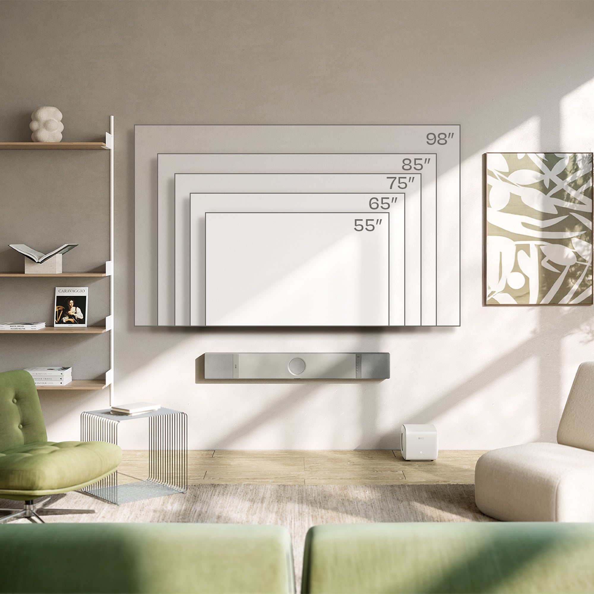 KEF XIO Soundbar — manufacturer product view